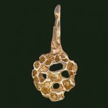 crustacea-rose-gold pendant